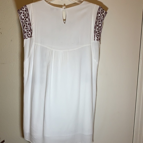 Embroidered Cotton Shift Dress by JoyJoy - Picture 5 of 7